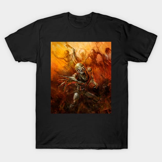 Zombie Army T-Shirt by AlanLathwell